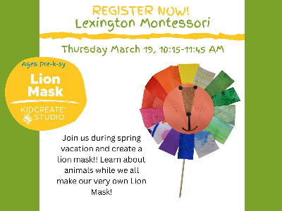 Lexington Montessori: Lion Mask